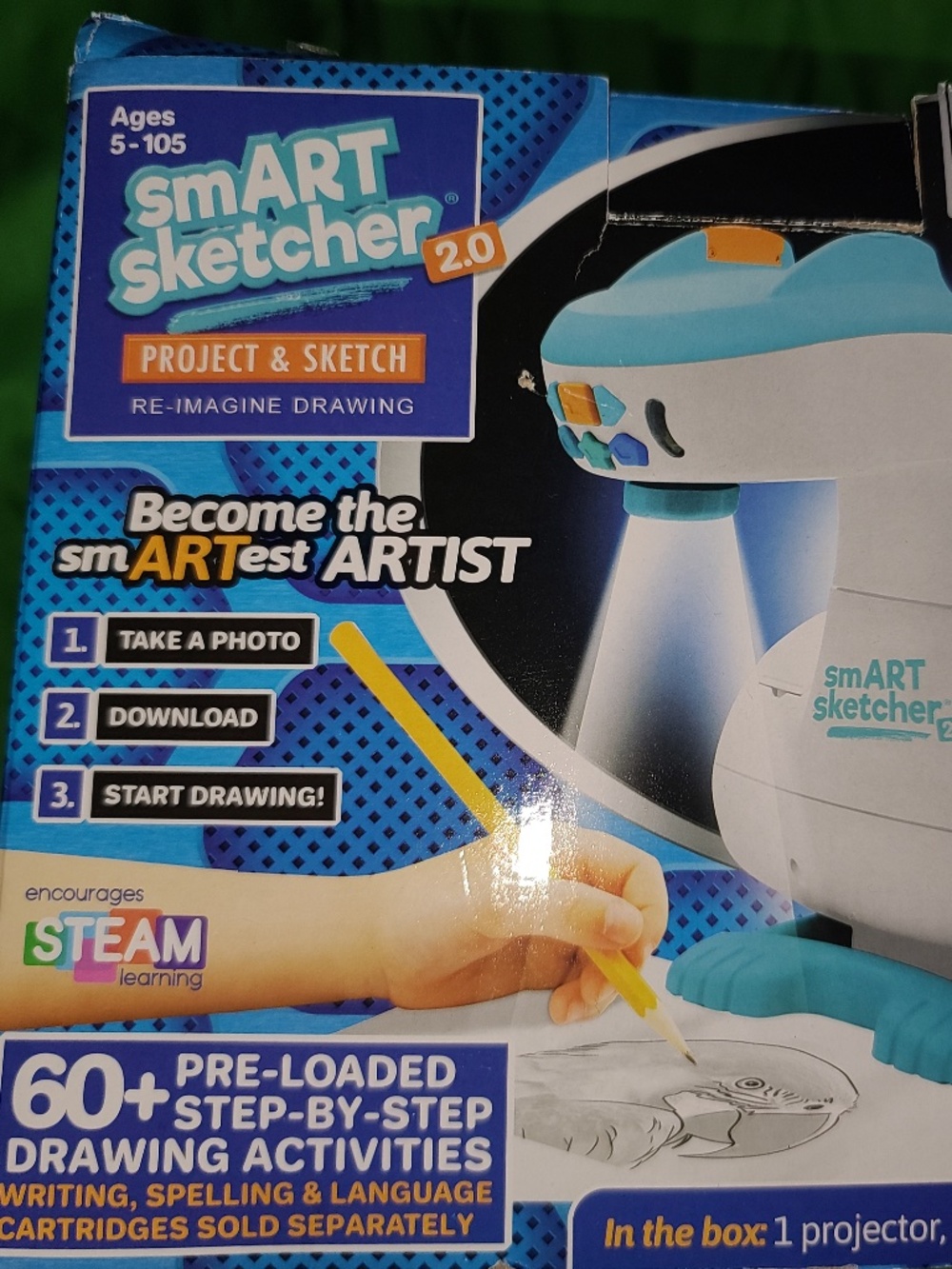 Flycatcher Smart Sketcher 2.0, Teal & White